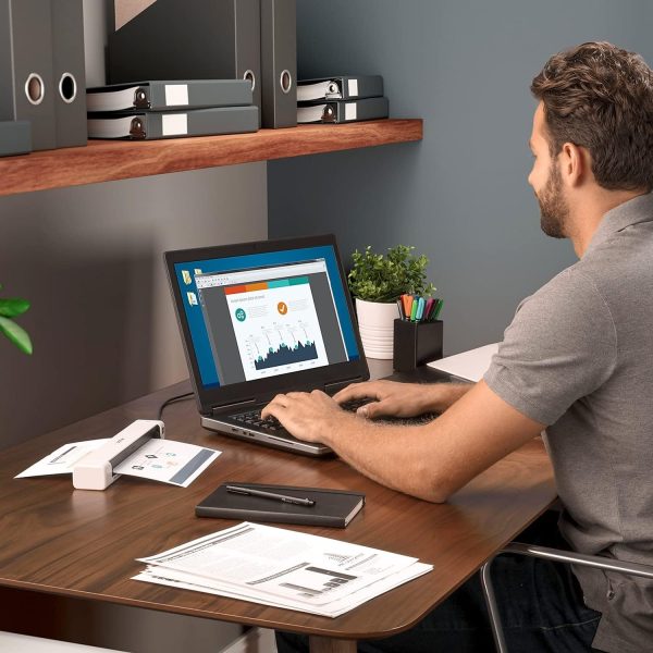 Brother DS-640 Compact Mobile Document Scanner, (Model: DS640) 1.5"x2"x11.9" - Image 8