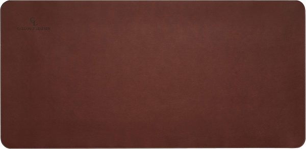 Gallaway Leather Mat, Office Desk Pad, Large 36" x 17" Dark Brown, Desk Mats on Top of Desks, Gift Ready Elegant Computer Cover Desk Pad Protector PU Leather - Image 4