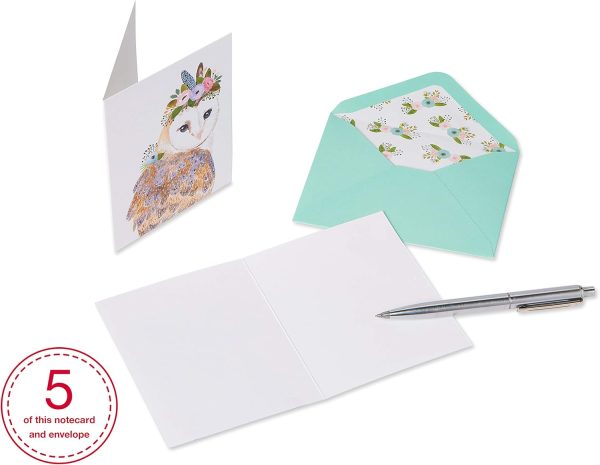Papyrus Blank Cards with Envelopes, Woodland Animals (20-Count) - Image 6